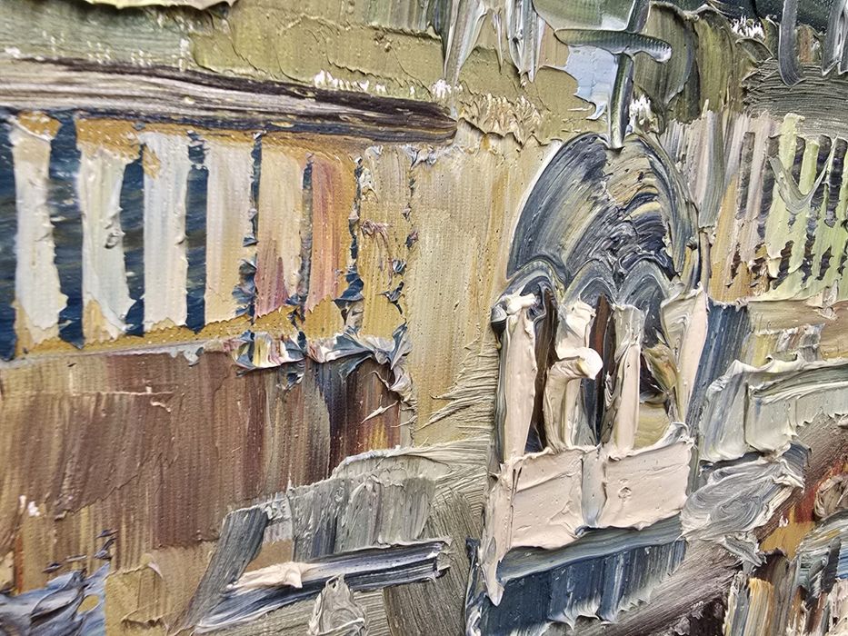 Павел Митков - картина Рилски Манастир 65/80см