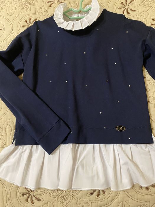 Жакет и кофточка для школы