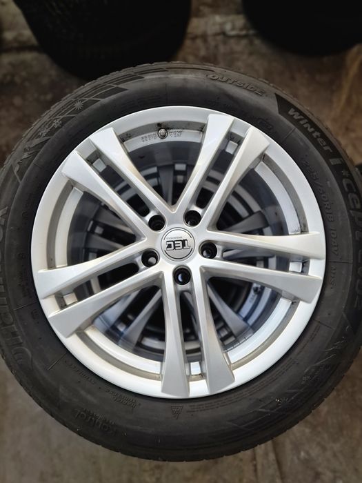 5x112 18 цола джанти TEC със зимни гуми 225/60R18 VW/AUDI/Mercedes/BMW