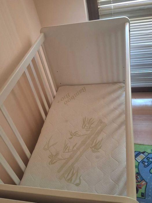 Детско легло / Бебешко легло Arbor + подарък матрак 60/120