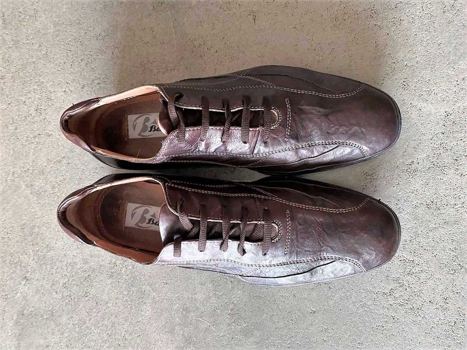 Мъжки обувки Bata, номер 44, тъмно кафяви, естествена кожа