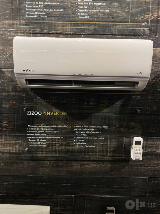 Кондиционер Wellkin модель Zizoo - 9,000 Btu / İNVERTER / Low Voltage