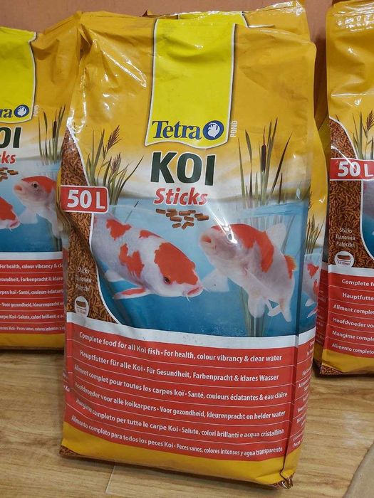 Tetra Pond KOI Sticks (50 L)Корм для японских карпов!