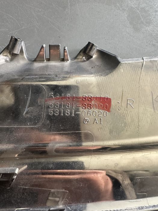 Никель молдинг на камри 55