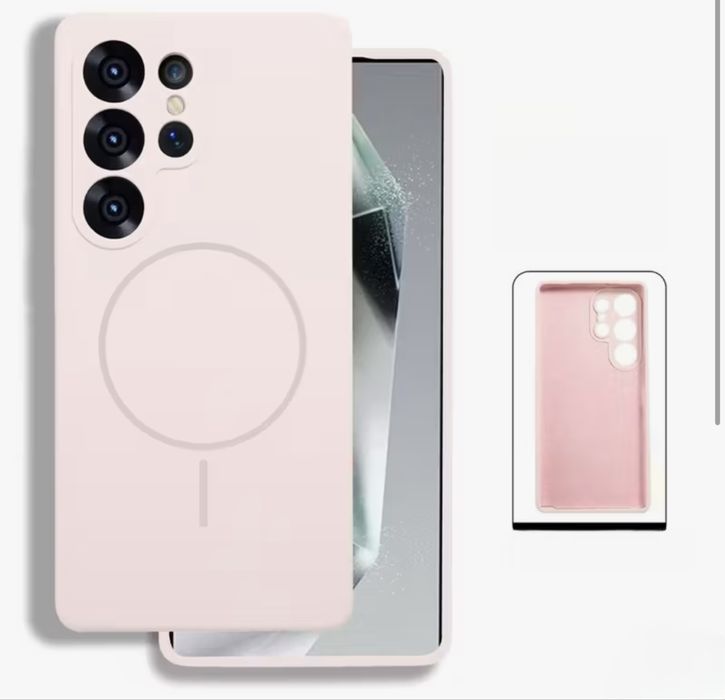 Samsung S24 S25 PLUS ULTRA - Husa Magsafafe Alcantara Inside