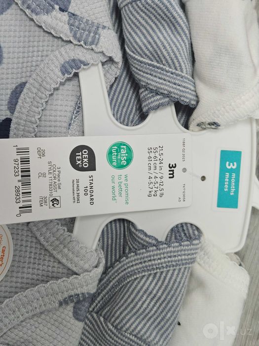 детские боди carters usa