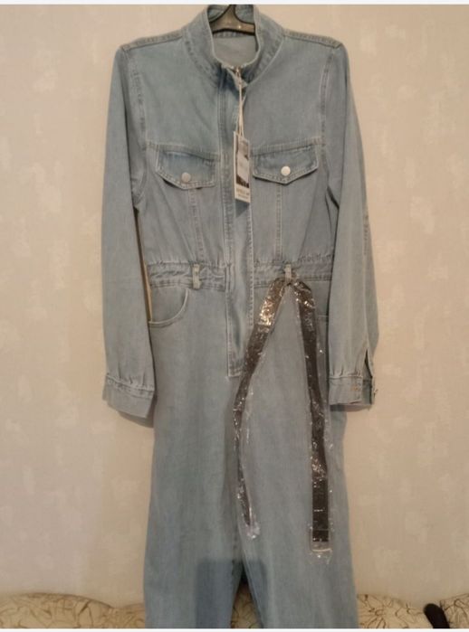 Джинсовое платье и комбинезон