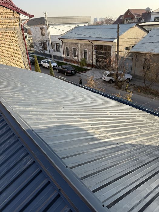 Ремонт крыш профнастилом