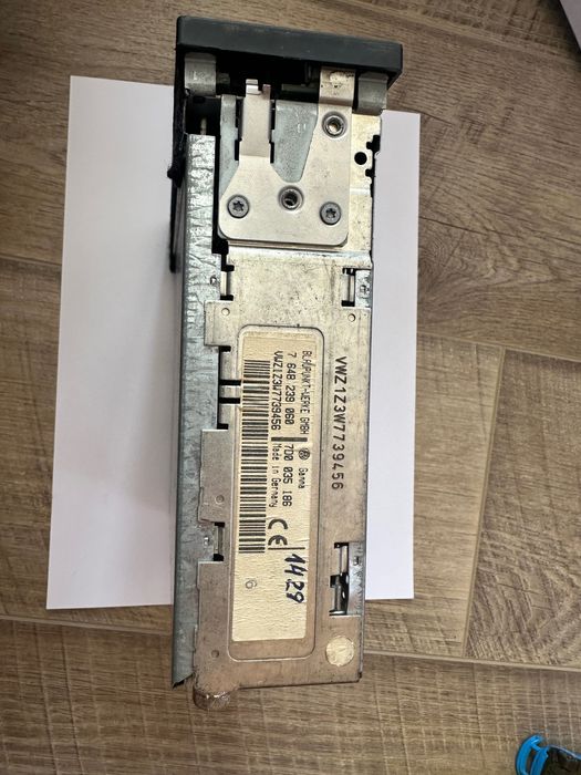 Оригинално радио gamma Vw/VW Gamma радио работещо с код