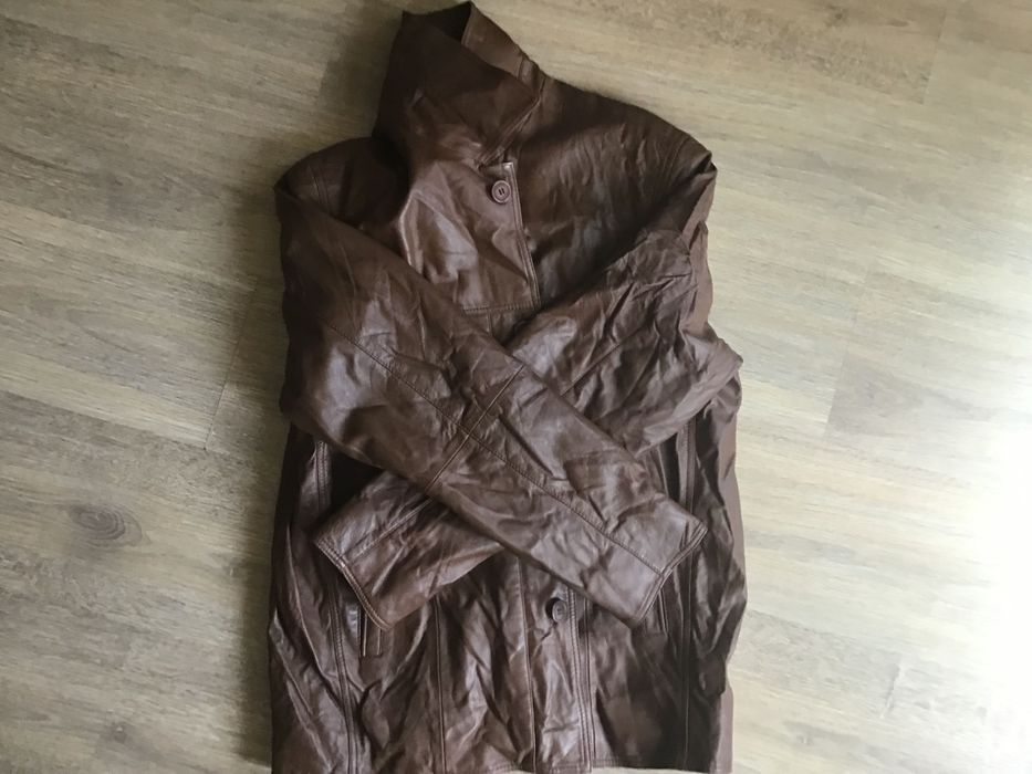 Кожено яке естествена кожа Zara