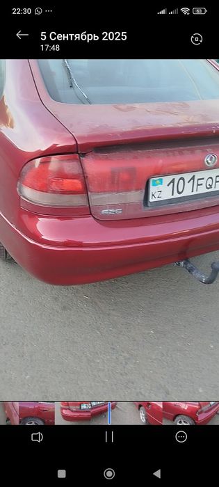 Мазда кронос,  передный и задный бампер