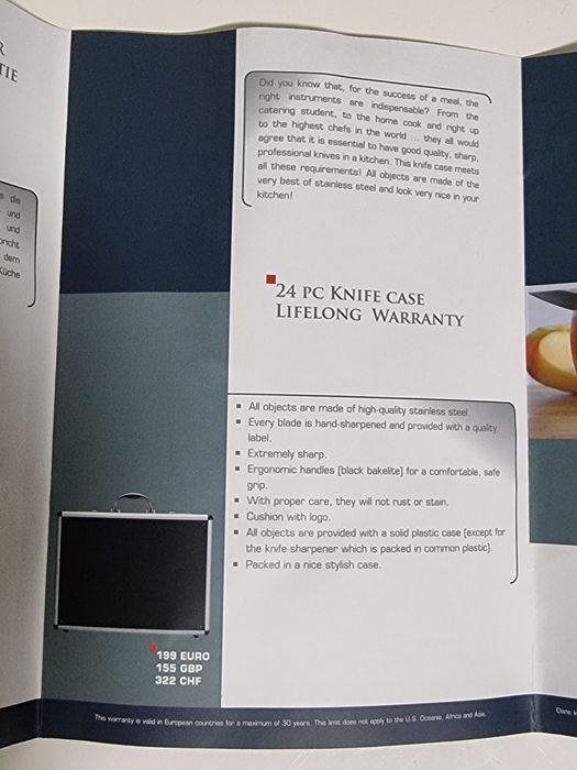 SR Swissler Royal - комплект 24 части швейцарски ножове и прибори