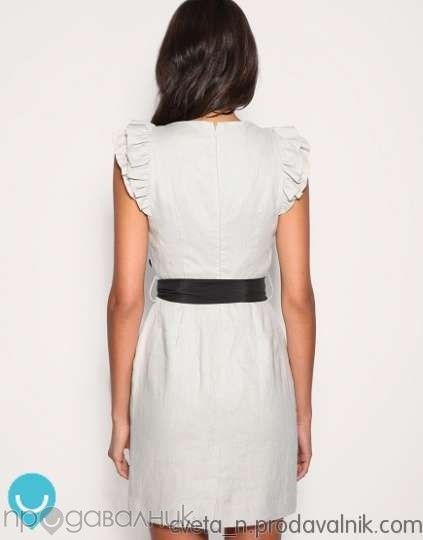 Нова ленена рокля от Warehouse М размер