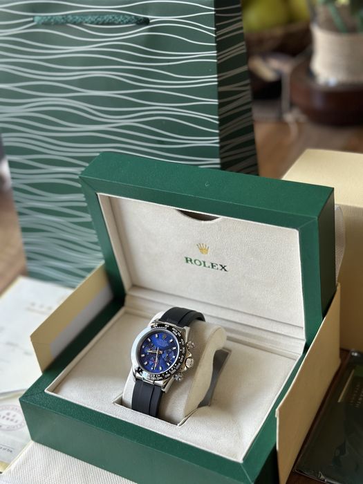 Rolex Daytona Cosmograph Blue Rubber Strap 40mm