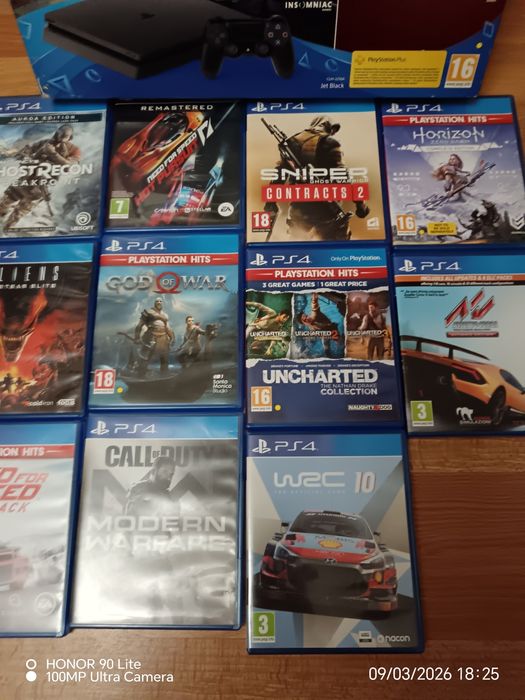 Playstation 4 slim 500 gb.