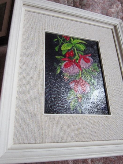 cadou inedit Clopotei tablou pictura ulei, semnat,rama 3D lemn