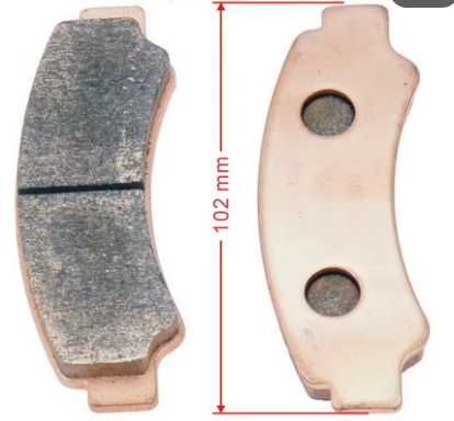 Plăcute frână SINTERIZATE CF Moto 450 520 550 600 625 800 850 1000
