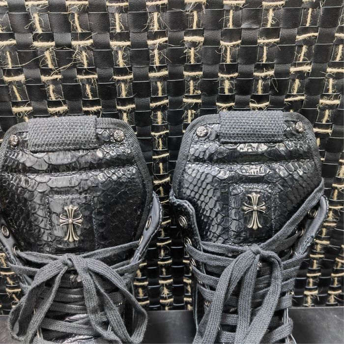 Rick owens geobasket x chrome hearts Python