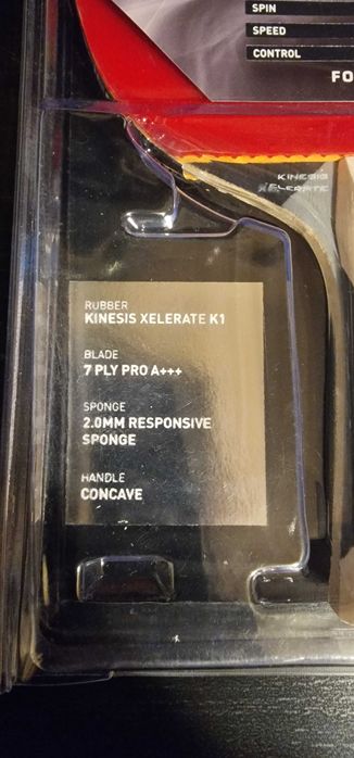 Paleta Tenis Ping Pong Carlton Kinesis Xelerate K8