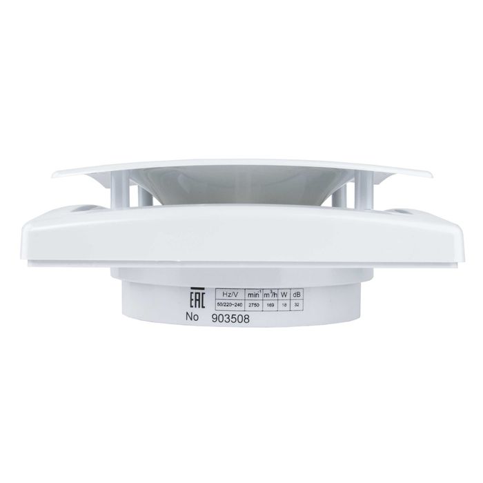 Вентилатор за баня ММ-ОК клапа/ Ултра Иконом 5,5W/ Турбо Dебит 169м3/ч