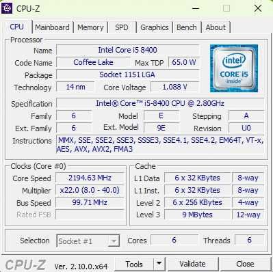 Mini PC (Мини компютър) Prime B360, I5-8400, GTX 1050 Ti Low Profile