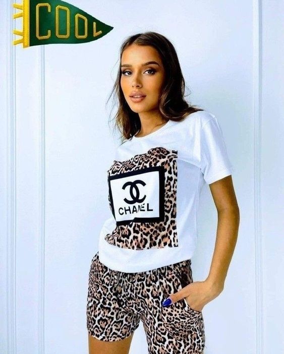 Comple  animal print dama,bumbac, super model