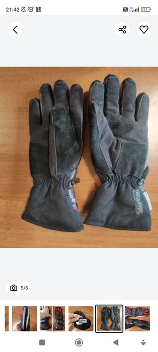 Manusi moto din piele naturala