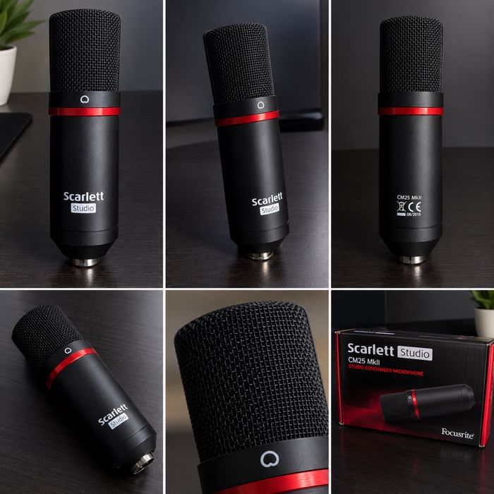 Продам микрофон Scarlett CM25 MkII