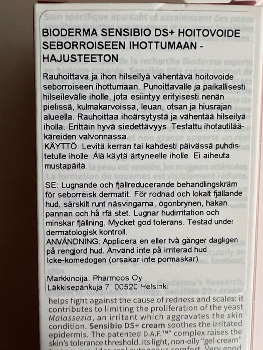 Set 2 Creme Bioderma Sensibio DS+ cremă 40 ml