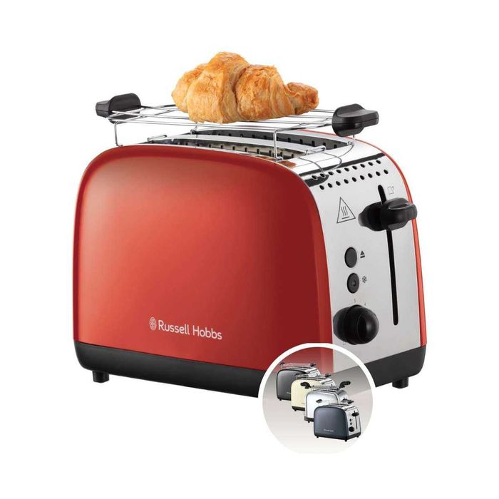Тостер Russell Hobbs Colors Plus 26554-56, 1600 W, 2 филийки, 6 степени, Бързо препичане