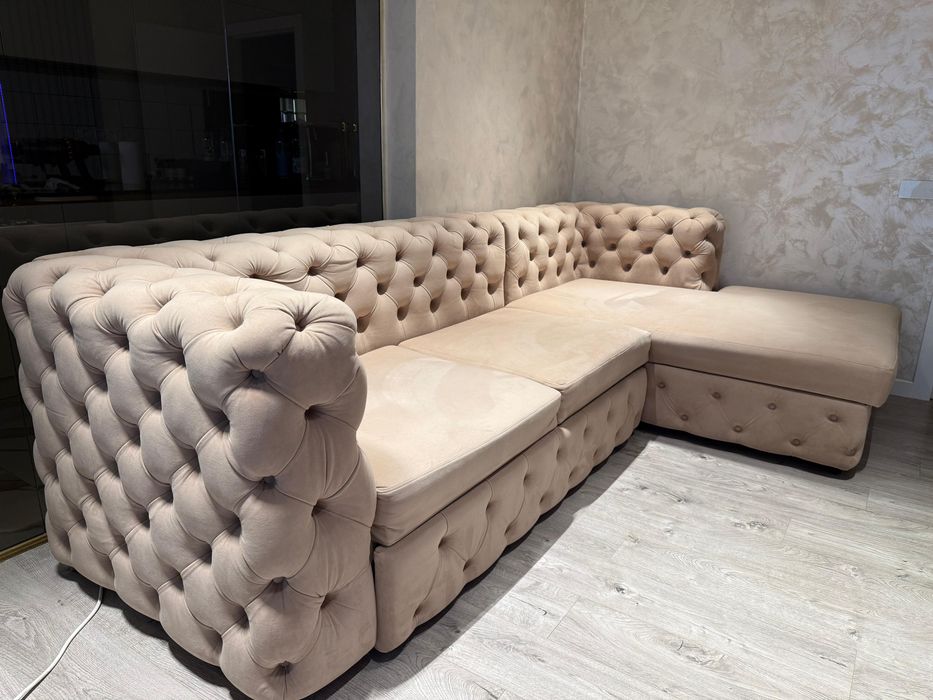 Canapea/Coltar Extensibila Chesterfield