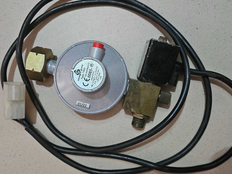 Cavagna rulota valva 12V camping electric ceas gaz regulator 30 mBar