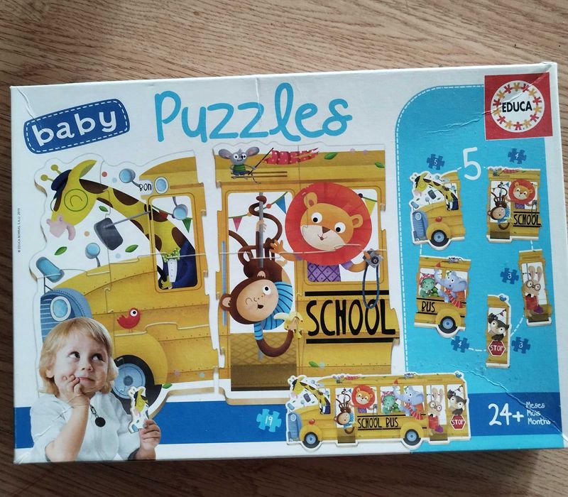 Пъзели и развиващи ума игри за 2+ години