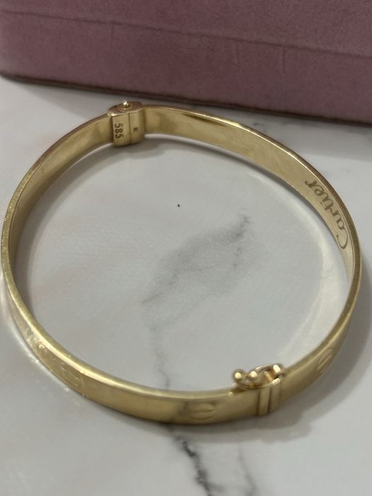 Cartier, 14k, б/у, золото браслет 6,8грамм