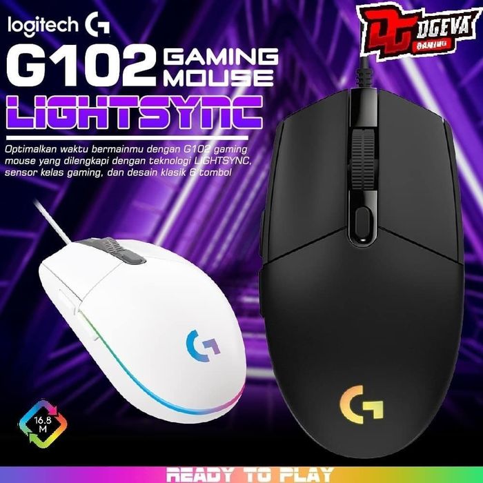 Logitech G102 Оригинал Blue Проводная мышка/мышь/mishka
