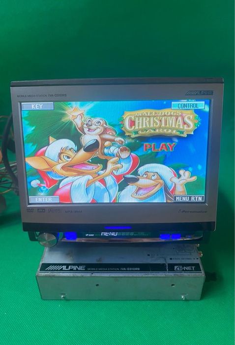 DVD/Cd player auto 1DIN Alpine IVA D 310 RB BT-Usb ecran retractabil