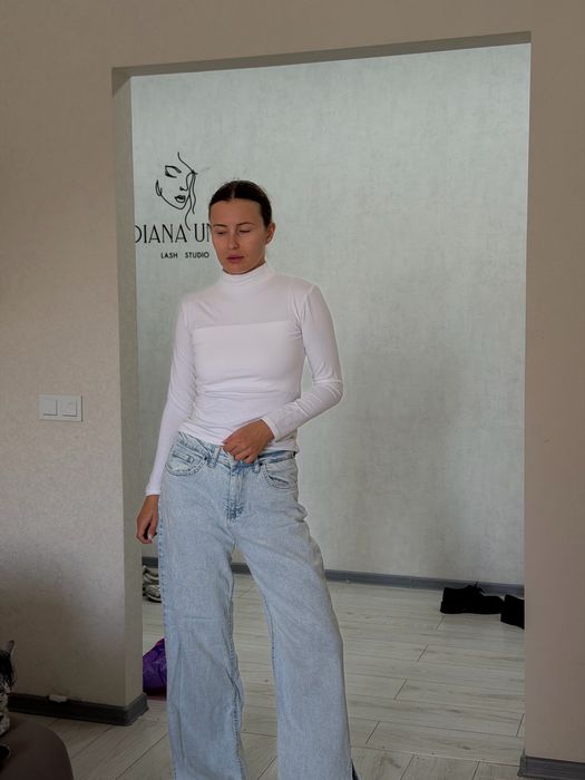 Водолазка белая, размер S