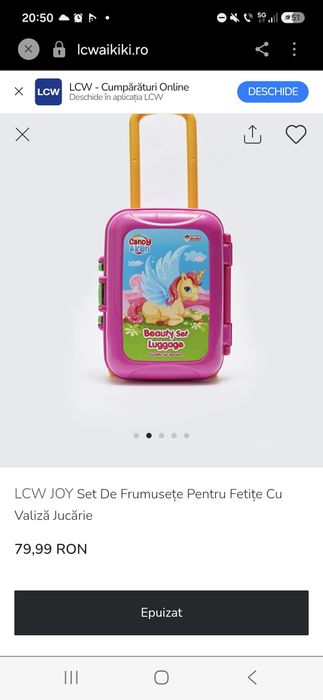 LCW JOY Troler set de frumusețe pentru fetite Valiză Jucărie
