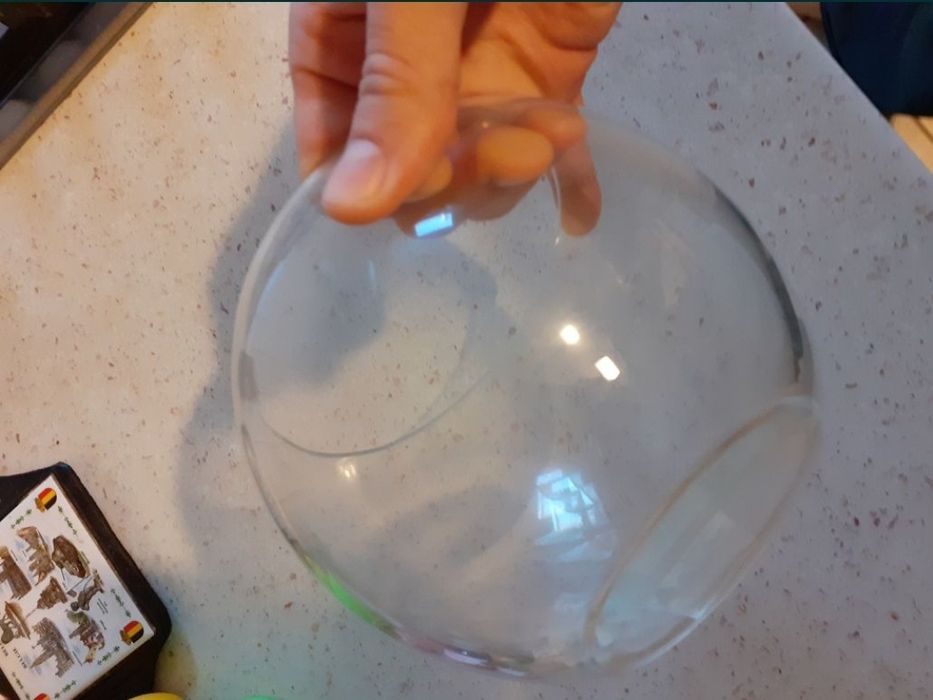 Acvariu peste beta bol 1.5l 1.5litri bol sticla decoratiuni