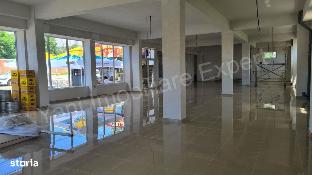 Spațiu comercial de închiriat în comuna Mușătești, județ Argeș.