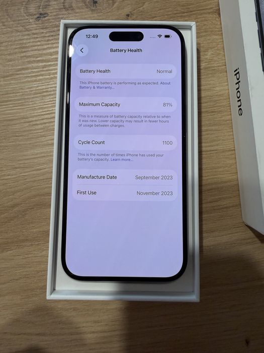 Iphone 15 pro 256 gb