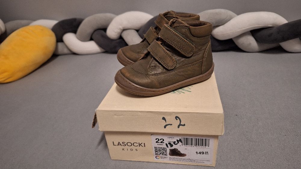 Ghete piele naturala lasocki marimea 22