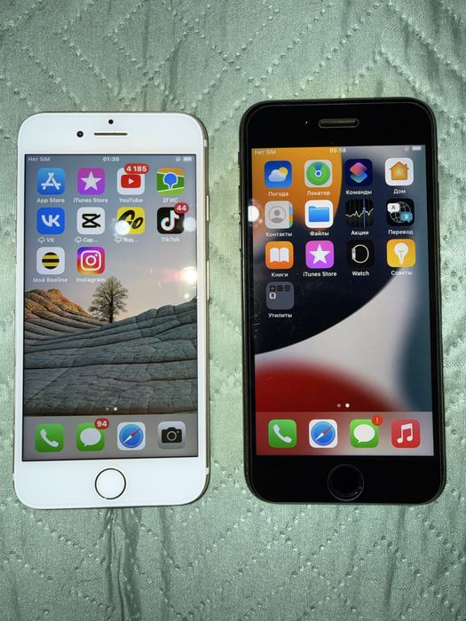 2 телефона Айфон 7 32гб