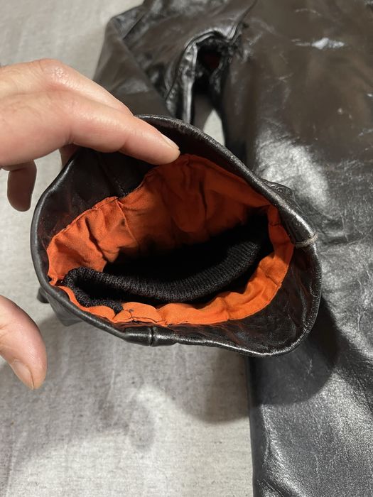 Geaca Vintage Piele Anii 80’ - Uniforma de Ofiter Politia Italiana