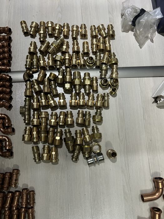 Fitinguri cupru  pentru presa de sertizare