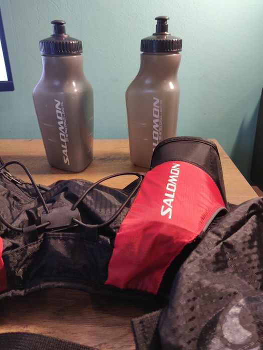 Centură de alergare Salomon Cross Belt Bottles – 2 bidoane incluse