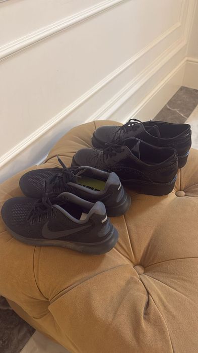 Nike черные кроссовки