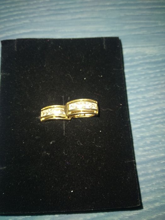 Vand cercei 14k cu zirconii