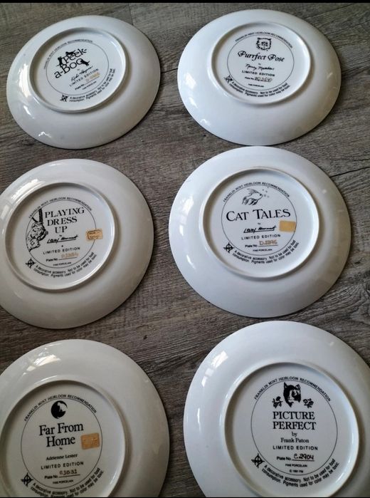 6 farfurii decorative ,de colectie
