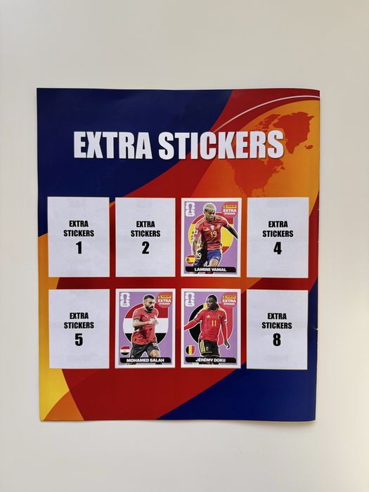 Mini-album pentru UPDATE SET si EXTRA-STICKERE compatibil cu albumul PANINI WORLD CUP 2026™